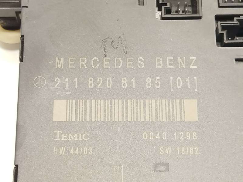 Recambio de centralita confort para mercedes-benz clase e (w211) e 500 4-matic (211.083) referencia OEM IAM 2118208185 4