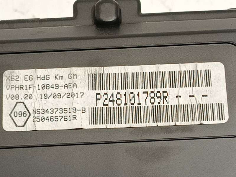 Recambio de cuadro instrumentos para opel movano b furgoneta (x62) 2.3 cdti fwd (fv) referencia OEM IAM P248101789R  NS34373519B - Blanco 6
