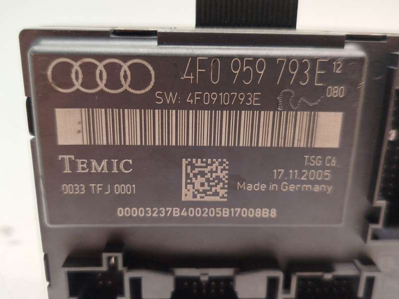 Recambio de centralita confort para audi a6 c6 (4f2) 2.0 tdi referencia OEM IAM 4F0959793E - Marron 3