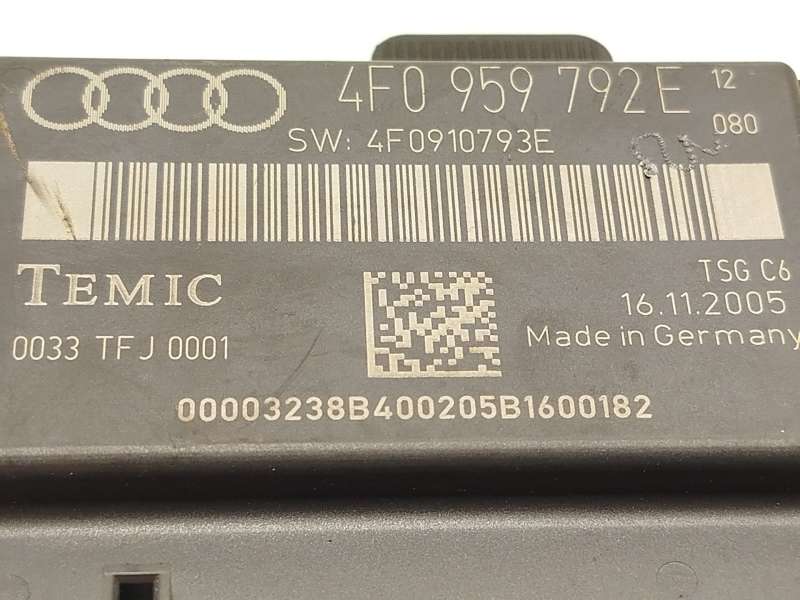 Recambio de centralita confort para audi a6 c6 (4f2) 2.0 tdi referencia OEM IAM 4F0959792E - Marron 3
