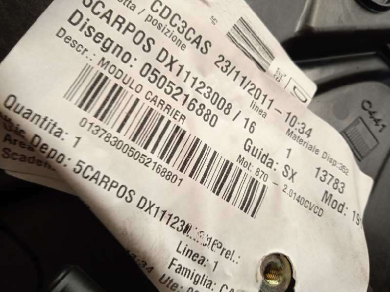 Recambio de elevalunas trasero derecho para alfa romeo giulietta (191) distinctive referencia OEM IAM 505216880 - Negro 4