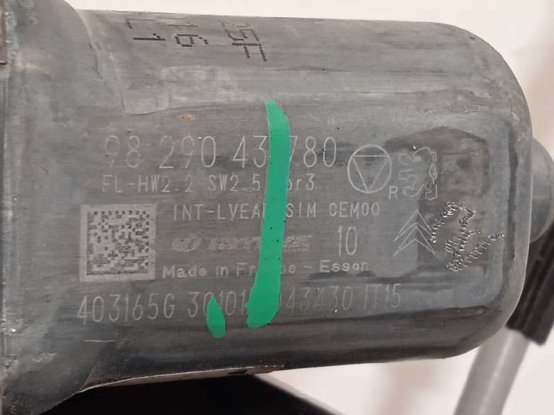 Recambio de elevalunas delantero izquierdo para opel corsa f 1.2 referencia OEM IAM 9829043680 39182144 9829043780 - Blanco 4