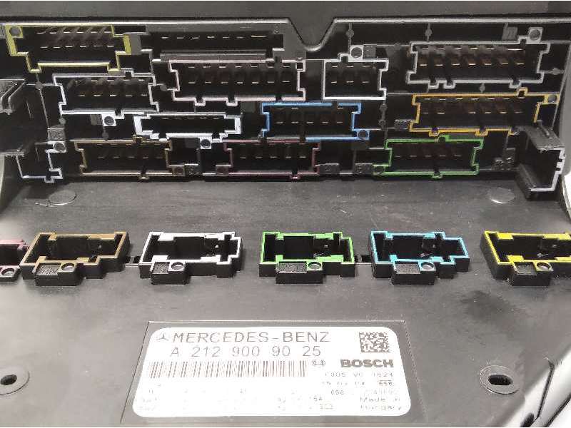 Recambio de caja reles / fusibles para mercedes-benz clase e (w212) lim. 2.1 cdi cat referencia OEM IAM A2129009025 2129009025 F - Negro 5