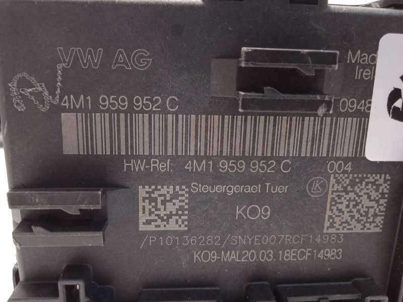 Recambio de centralita confort para audi a8 (4n2/4n8) 50 tdi quattro referencia OEM IAM 4M1959952C - Negro 4