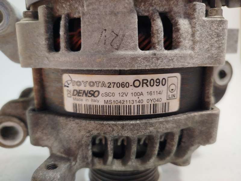 Recambio de alternador para toyota auris 2.0 d-4d cat referencia OEM IAM 27060OR090 270600R090 1042113140 - Blanco 4
