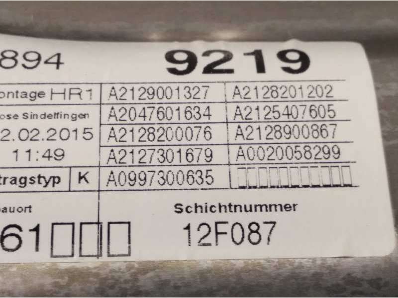 Recambio de elevalunas trasero derecho para mercedes-benz clase e (w212) lim. 2.1 cdi cat referencia OEM IAM A2127301879 2127301 - Negro 5