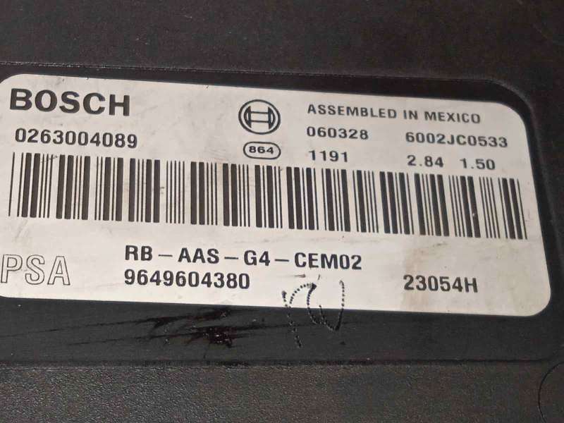 Recambio de modulo electronico para citroën c6 2.7 v6 hdi fap cat (uhz / dt17ted4) referencia OEM IAM 9649604380  0263004089 - Negro 3
