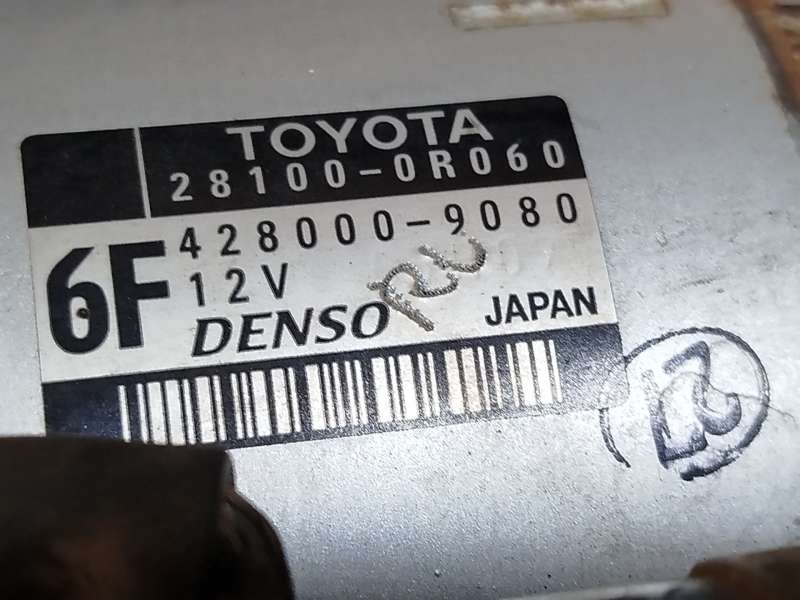 Recambio de motor arranque para toyota auris 2.0 d-4d cat referencia OEM IAM 281000R060  4280009080 - Blanco 5