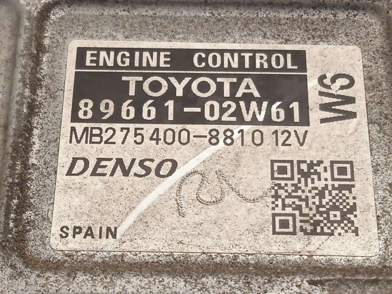 Recambio de centralita motor uce para toyota auris (_e15_) 1.6 (zre151_) referencia OEM IAM 8966102W61  2754008810 - Azul 4