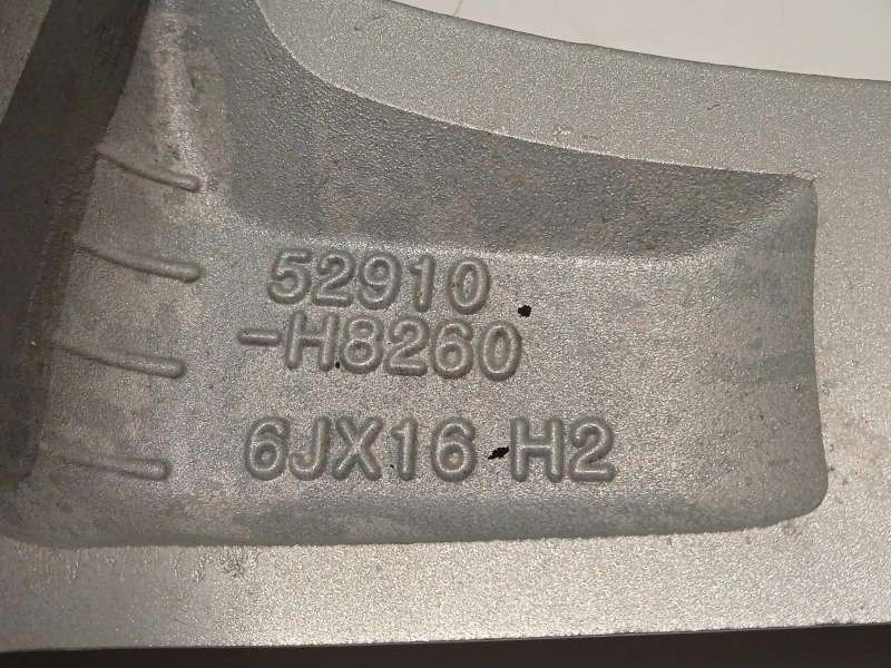 Recambio de llanta para kia rio (yb) 1.0 tgdi cat referencia OEM IAM 52910H8260 - Gris 5