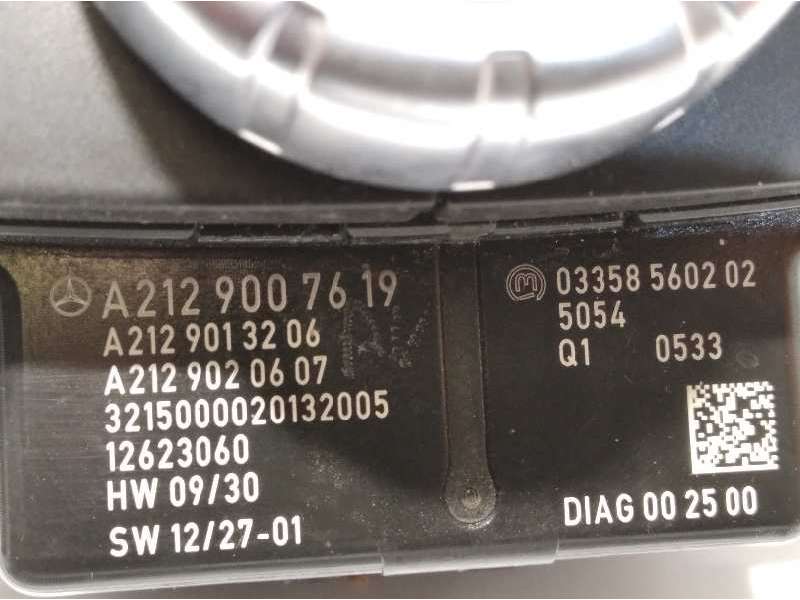 Recambio de mando multifuncion para mercedes-benz clase e (w212) lim. 2.1 cdi cat referencia OEM IAM A2129007619 2129007619 0335 - Negro 3