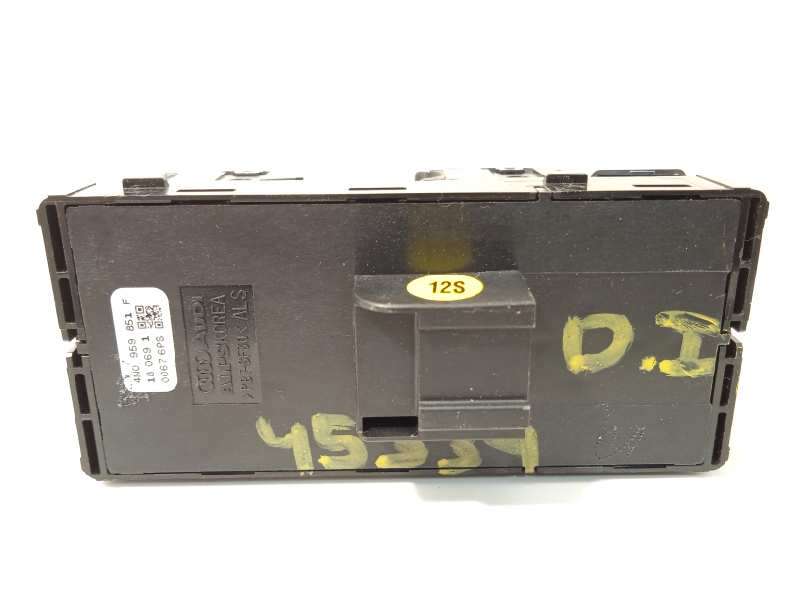Recambio de mando elevalunas delantero izquierdo para audi a8 (4n2/4n8) 50 tdi quattro referencia OEM IAM 4N0959851F - Negro 3
