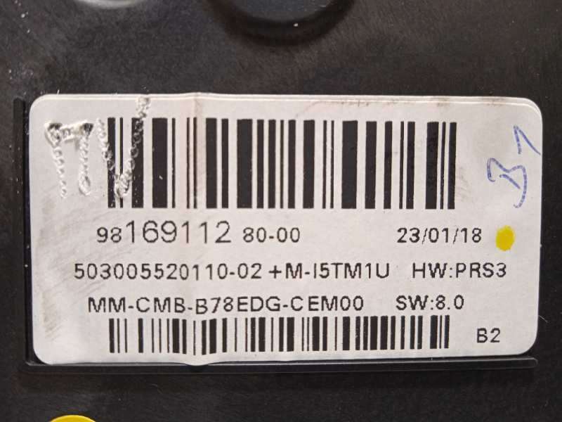 Recambio de cuadro instrumentos para citroën c4 picasso referencia OEM IAM 9816911280 - Azul 6