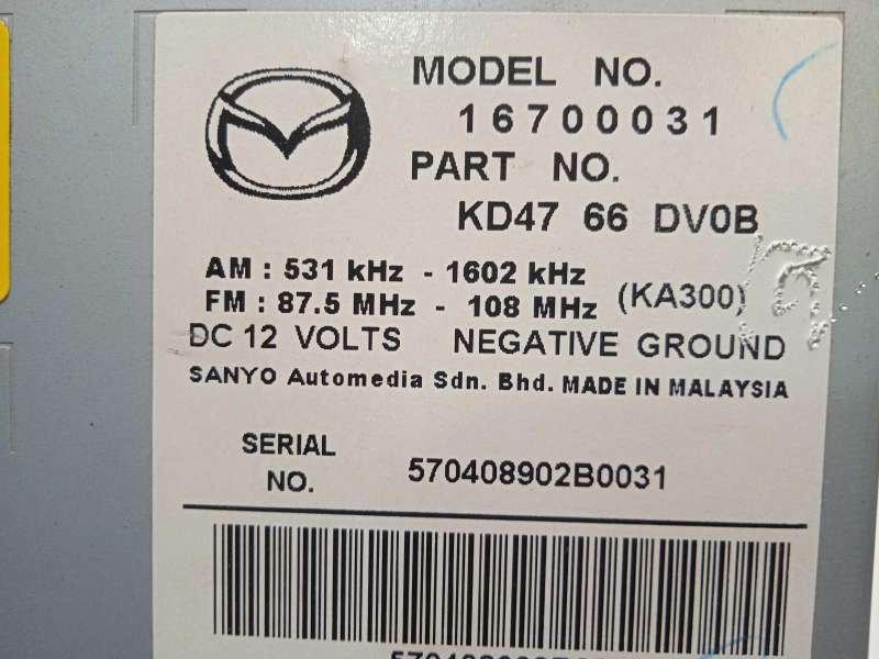 Recambio de sistema navegacion gps para mazda cx-5 2.2 turbodiesel cat referencia OEM IAM KD4766DV0B  16700031 - Negro 7