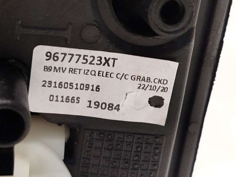 Recambio de retrovisor izquierdo para peugeot partner furgón/monospace 1.6 bluehdi 100 referencia OEM IAM 96777523XT 7