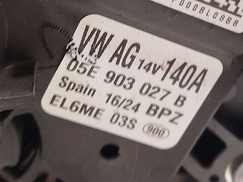 Recambio de alternador para volkswagen taigo (cs1) 1.0 tsi referencia OEM IAM 05E903027B  EL6ME 4