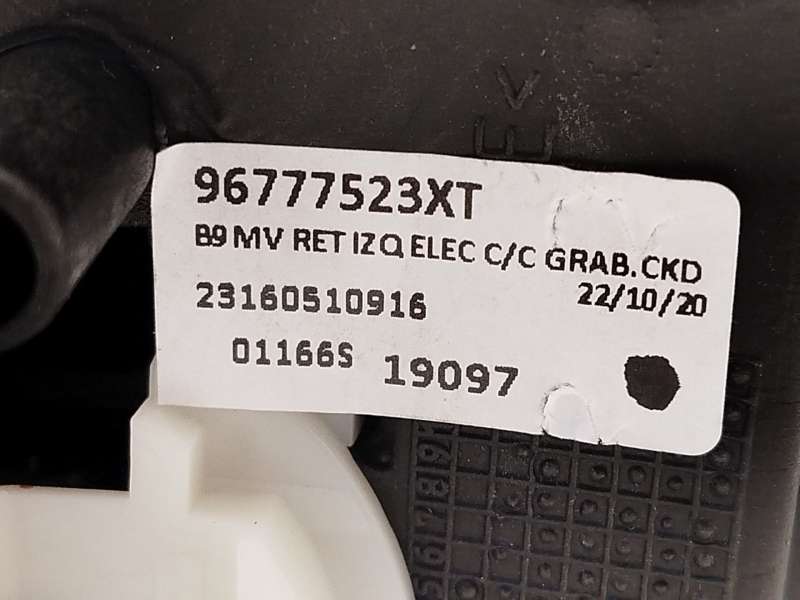 Recambio de retrovisor izquierdo para peugeot partner furgón/monospace 1.6 bluehdi 100 referencia OEM IAM 96777523XT 7