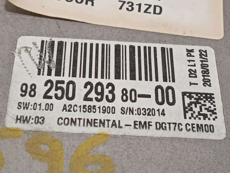 Recambio de pantalla multifuncion para citroën c4 picasso referencia OEM IAM 9825029380  A2C15851900 - Azul 6