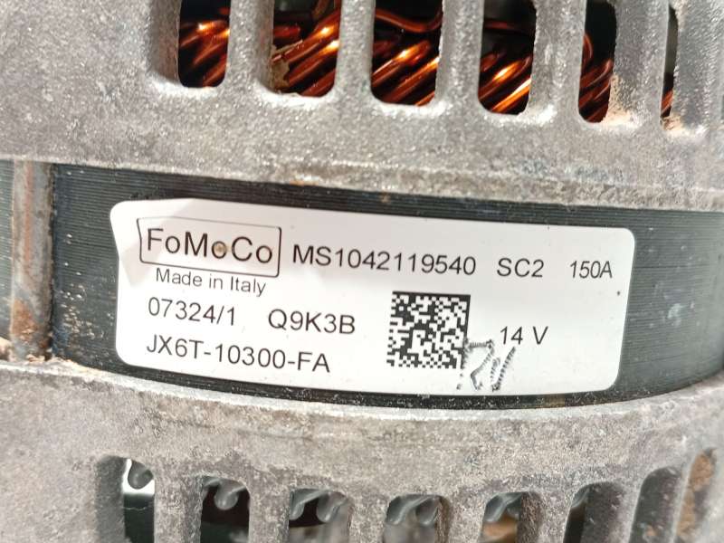 Recambio de alternador para ford tourneo courier 1.0 ecoboost referencia OEM IAM JX6T10300FA 2198947 MS1042119540 - Negro 4