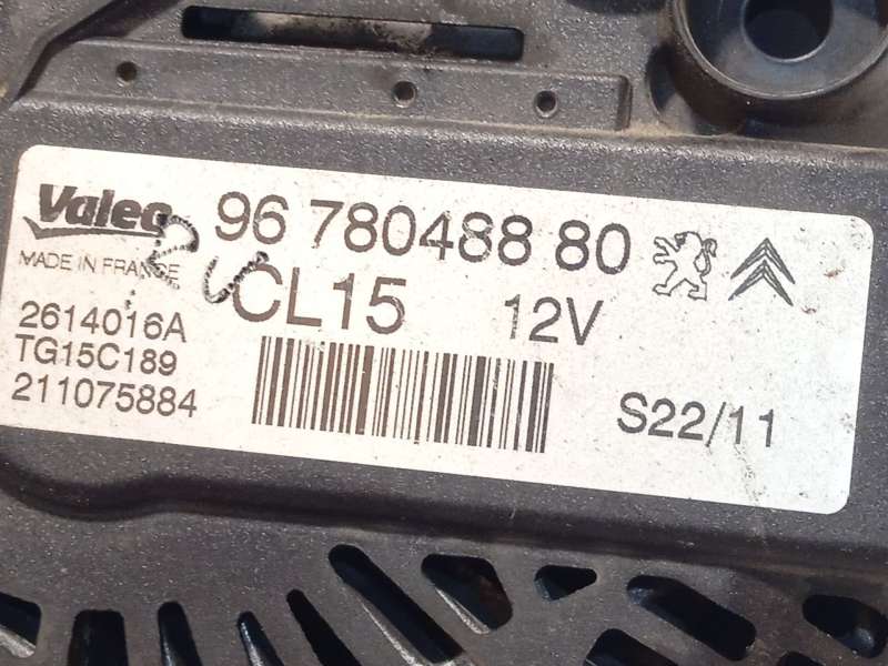 Recambio de alternador para peugeot 5008 1.6 hdi fap referencia OEM IAM 9678048880 2614016A TG15C189 - Blanco 4