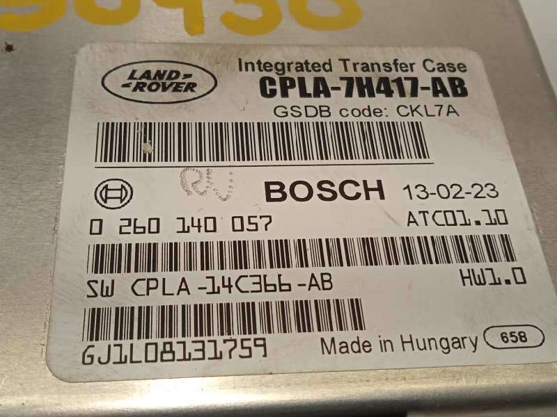 Recambio de centralita cambio automatico para land rover range rover autobiography referencia OEM IAM CPLA7H417AB LR079913 02601 4
