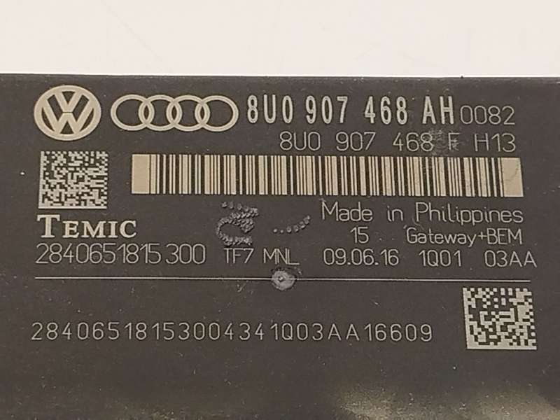 Recambio de modulo electronico para audi a1 (8x1, 8xk) 1.0 tfsi referencia OEM IAM 8U0907468AH 8U0907468F 2840651815300 4