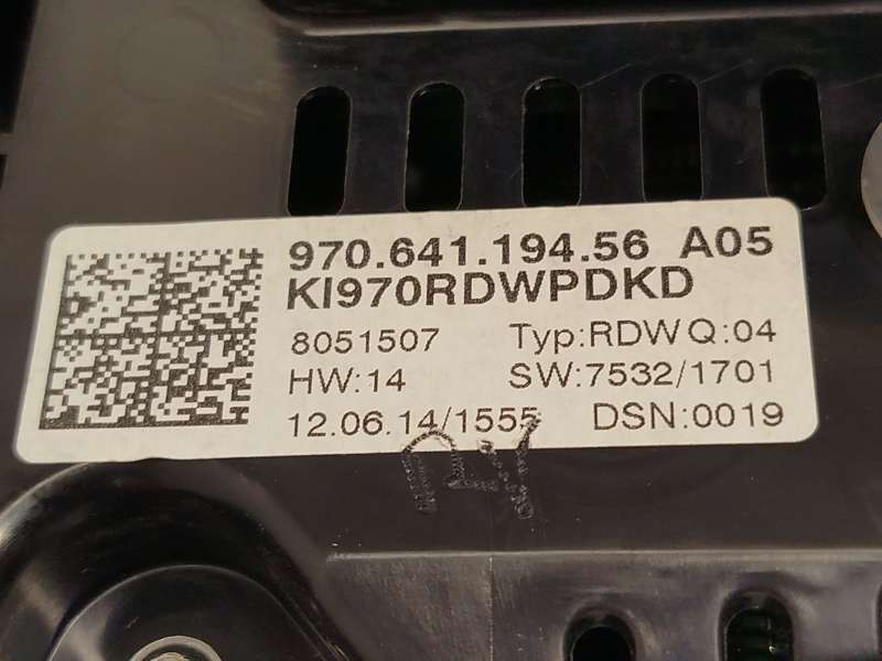 Recambio de cuadro instrumentos para porsche panamera (970) 3.0 d referencia OEM IAM 97064119456 97064119456A05 - Blanco 7