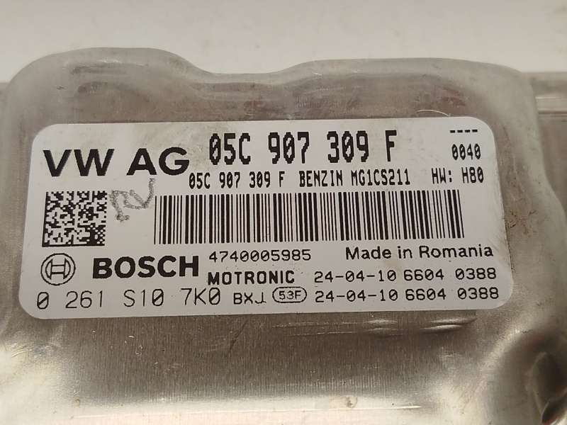 Recambio de centralita motor uce para volkswagen taigo (cs1) 1.0 tsi referencia OEM IAM 05C907309F  0261S107K0 5