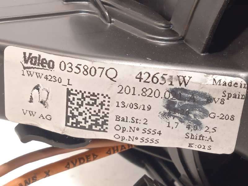 Recambio de motor calefaccion para volkswagen t-cross 1.0 tsi referencia OEM IAM 201820021A  2Q1820021A - Blanco 4