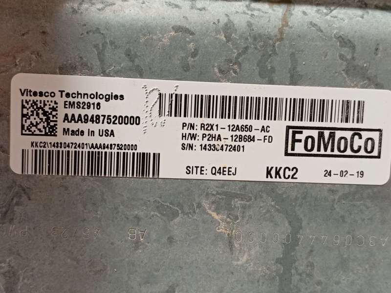 Recambio de centralita motor uce para ford tourneo courier 1.0 ecoboost referencia OEM IAM R2X112A650AC 2799876 AAA9487520000 - Negro 5