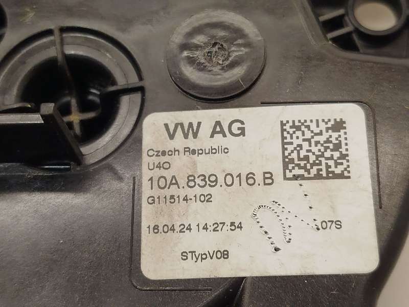 Recambio de cerradura puerta trasera derecha para volkswagen taigo (cs1) 1.0 tsi referencia OEM IAM 10A839016B 3