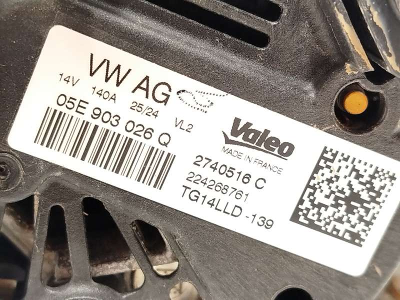 Recambio de alternador para seat arona (kj7, kjp) 1.0 tsi referencia OEM IAM 05E903026Q 2740516C TG14LLD - Blanco 4