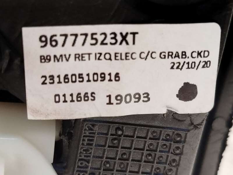 Recambio de retrovisor izquierdo para citroën berlingo multispace (b9) 1.2 puretech 110 referencia OEM IAM 96777523XT 7