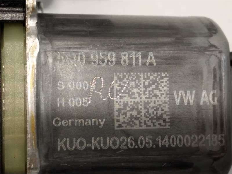 Recambio de elevalunas trasero izquierdo para seat leon (5f1) 1.6 tdi referencia OEM IAM 5Q0959811A 5F4839461C 0130822725 - Gris 4