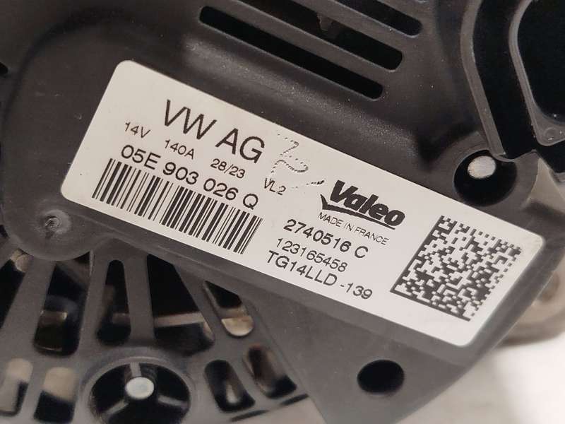 Recambio de alternador para seat ateca (kh7, khp) 1.5 tsi referencia OEM IAM 05E903026Q 2740516C TG14LLD 4