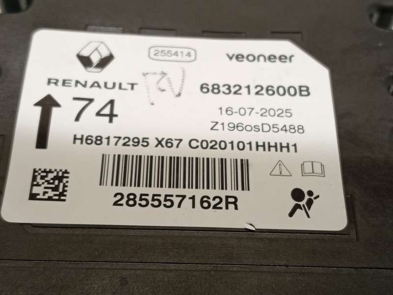 Recambio de centralita airbag para dacia sandero iii 1.0 tce 90 eco-g referencia OEM IAM 285557162R - Negro 3