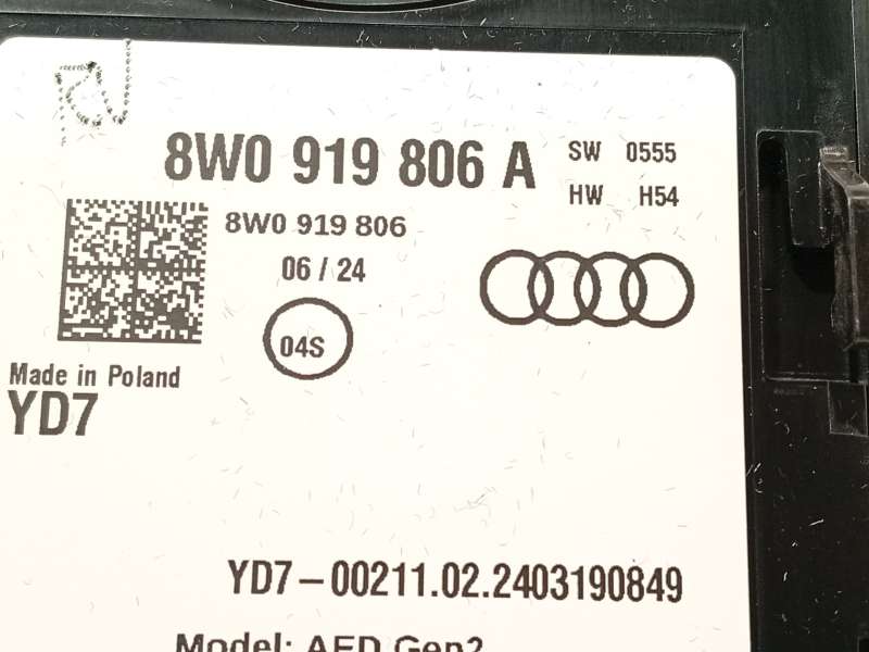 Recambio de modulo electronico para audi a5 sportback (f5a, f5f) 35 tdi referencia OEM IAM 8W0919806A - Blanco 4