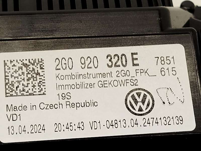 Recambio de cuadro instrumentos para volkswagen taigo (cs1) 1.0 tsi referencia OEM IAM 2G0920320E 5