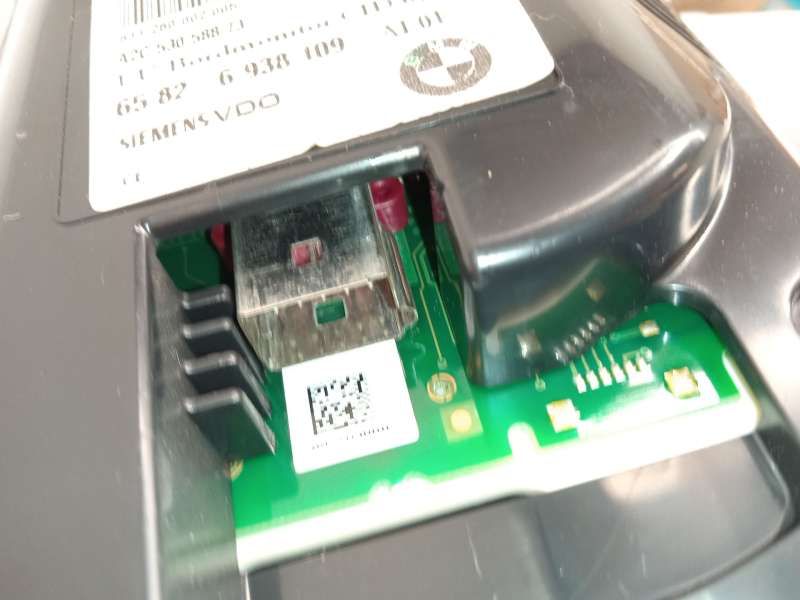 Recambio de pantalla multifuncion para bmw 5 (e60) 520 i referencia OEM IAM 6938109 65826938109 A2C53058873 - Azul 4