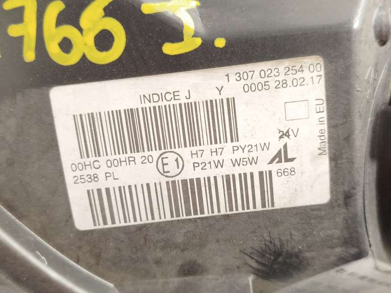 Recambio de faro izquierdo para renault megane iii hatchback (bz0/1_, b3_) 1.5 dci (bz0c) referencia OEM IAM 260609764R  1307023 - Negro 6