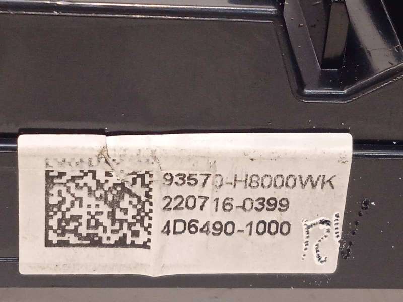 Recambio de mando elevalunas delantero izquierdo para kia rio (yb) 1.0 tgdi cat referencia OEM IAM 93570H8000WK - Gris 5