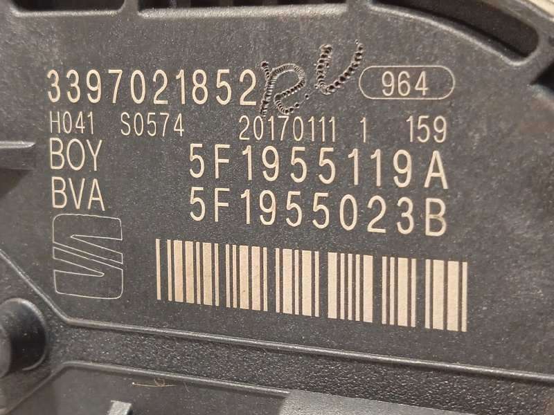 Recambio de motor limpia delantero para seat leon st (5f8) 1.4 tgi (bivalent. gasolina / cng) referencia OEM IAM 5F1955023B  5F1 - Blanco 5