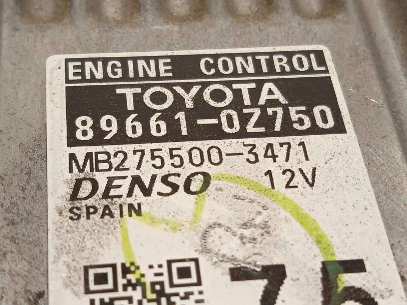 Recambio de centralita motor uce para toyota auris 1.8 16v (híbrido) referencia OEM IAM 896610Z750  2755003471 - Azul 4