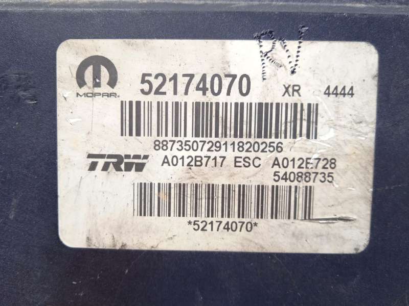 Recambio de abs para jeep renegade suv (bu, b1, bv) 1.6 crd referencia OEM IAM 52174070 A012B717 54088735 6