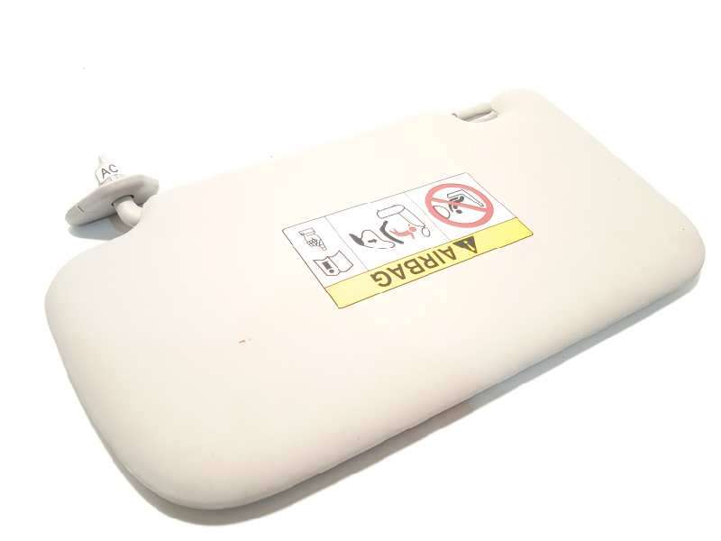 Recambio de parasol derecho para nissan pulsar (c13) 1.2 16v cat referencia OEM IAM 964004MA0D - Blanco 3