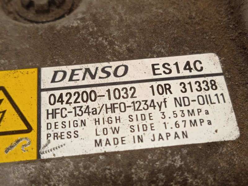 Recambio de compresor aire acondicionado para toyota auris 1.8 16v (híbrido) referencia OEM IAM 0422001032 8837047033 - Azul 5
