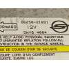 Recambio de centralita airbag para ssangyong rodius i 2.7 xdi referencia OEM IAM 8625021031  5WY64004
