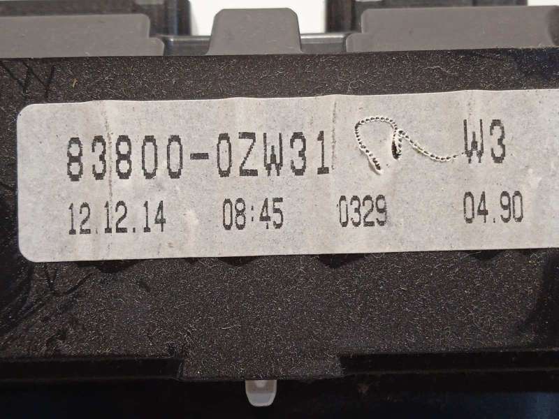 Recambio de cuadro instrumentos para toyota auris 1.8 16v (híbrido) referencia OEM IAM 838000ZW31 - Azul 7