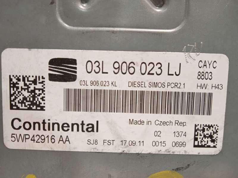 Recambio de centralita motor uce para seat altea xl (5p5) stylance / style referencia OEM IAM 03L906023LJ 5WP42916AA 03L906023KL - Azul 4