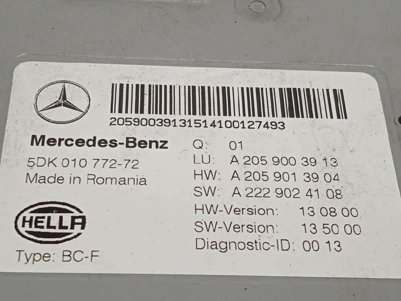 Recambio de modulo electronico para mercedes-benz clase c (w205) familiar c 220 t cdi bluetec (205.204) referencia OEM IAM A2059 - Blanco 4